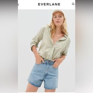 Everlane A Line denim shorts